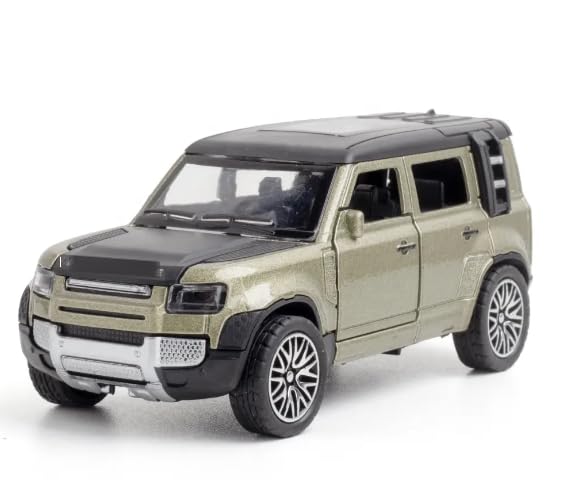 Kids die cast 1:36 Scale Model Metal Pullback Toy car with Openable Doors (Random Color as per Stock) (Defender)