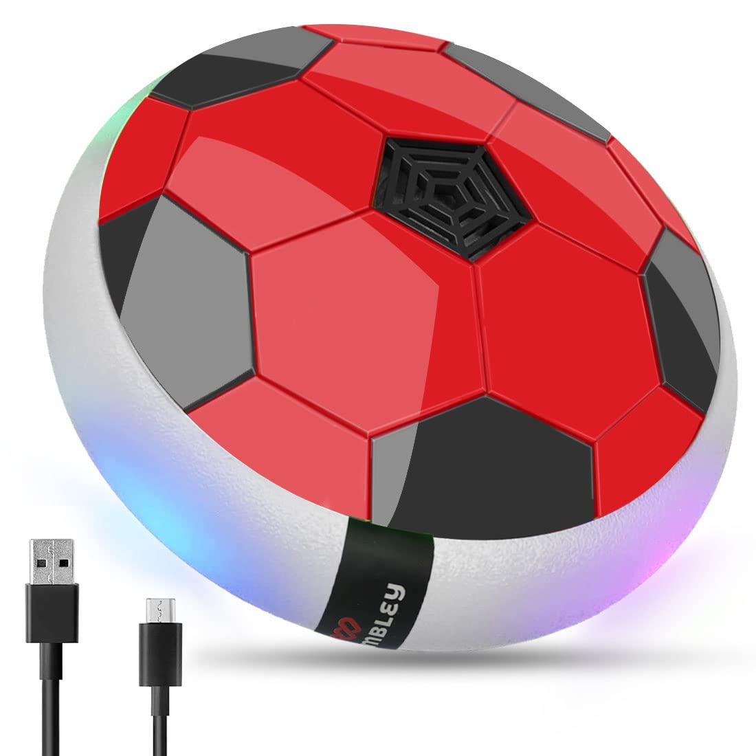 Rechargeable Hover Football Indoor Game for Kids Toys for Boys Birthday Gift | Electric Air Football Floating Hover Ball Soccer Electronic Toys for...