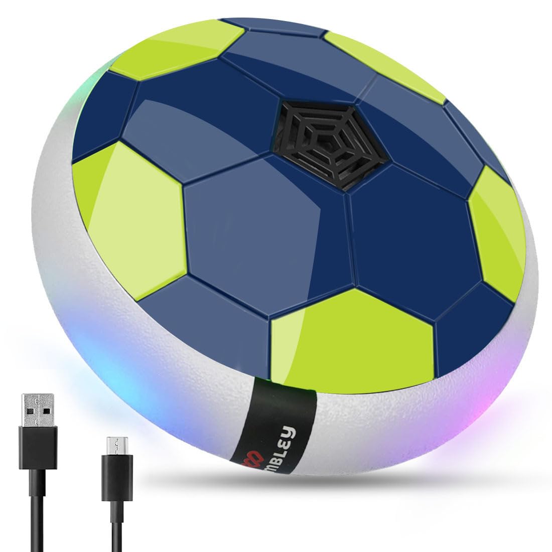 Rechargeable Hover Football Indoor Game for Kids Toys for Boys Birthday Gift | Electric Air Football Floating Hover Ball Soccer Electronic Toys for...