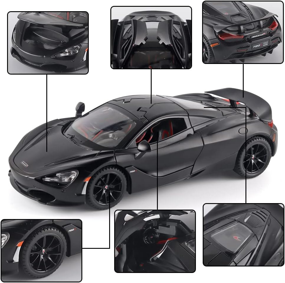 McLaren 720S Diecast Model 1:32 Scale – G Black