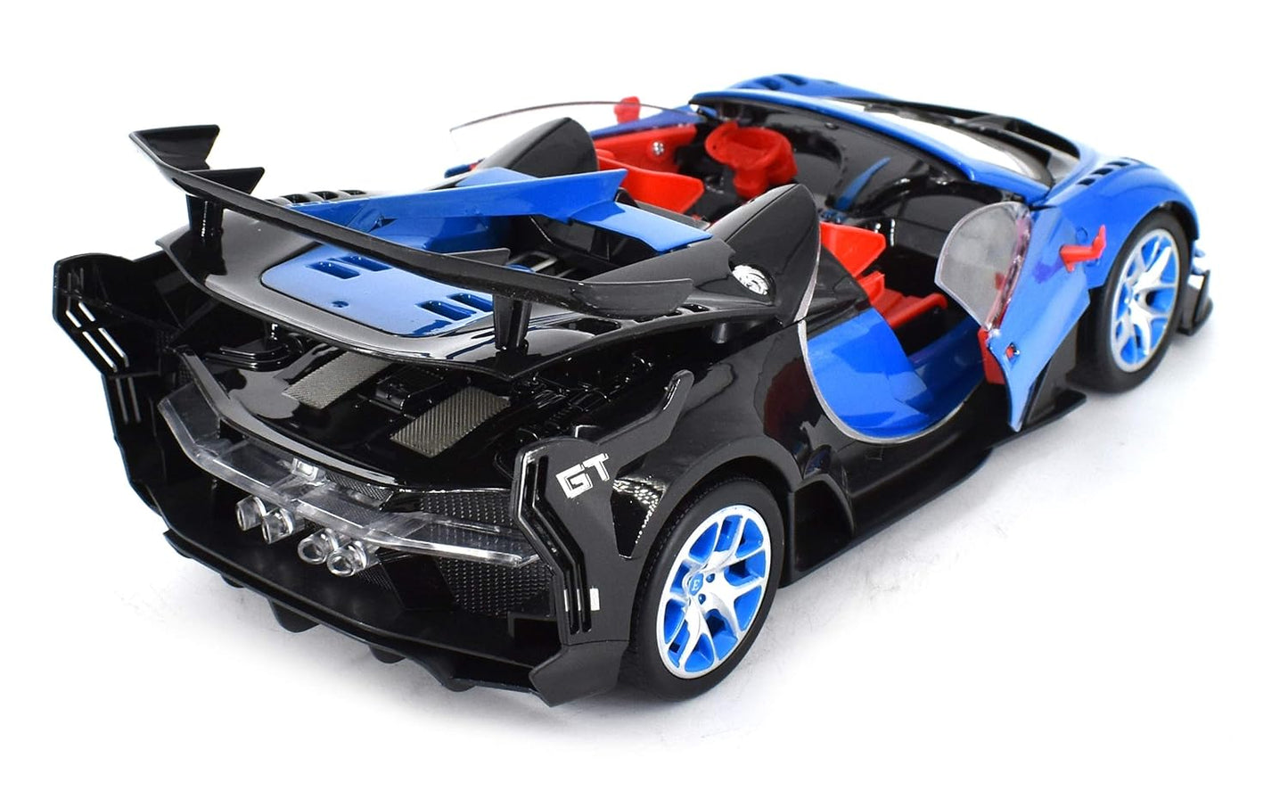 Blue Bugatti Style Remote Control Rechargeable Car