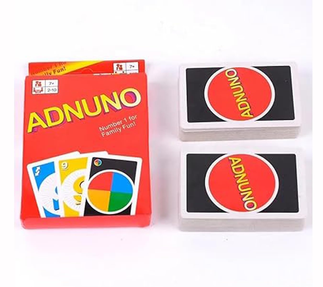 ADNUNO Playing Paper Card Game for Family Night, Travel Game & Gift Set for Kids. (Set of 01) (Multicolor)