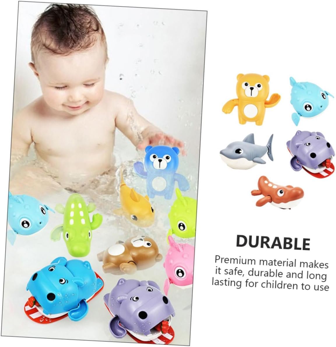 Children's Bath Toys Kids Toy Boys Boys Toys Kids Bathtub Toddler Bath Toys for Toddlers Toddler Toy Toys for Kids Kid Toy Baby Rides Plastic 4PC