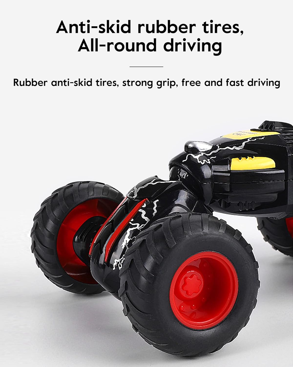 DTX Pull Back Car, (Pack of 2) Monster Toys Cars for 3 Year Old Boys and Toddlers, Friction