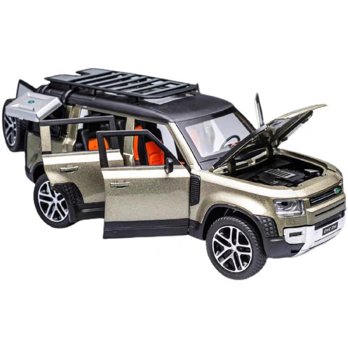 DEFENDER 1:22 Alloy Metal Pull Back Die-cast Car Model Car Pull Back car Super car with Openable Doors with Sound and Light Doors & Light Music...