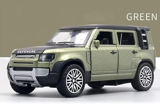 Defender 1:36 Diecast Model | Openable Doors, Bonnet & Boot for Kids and Collectors | Alloy Metal Car Toy | Perfect for Play & Display