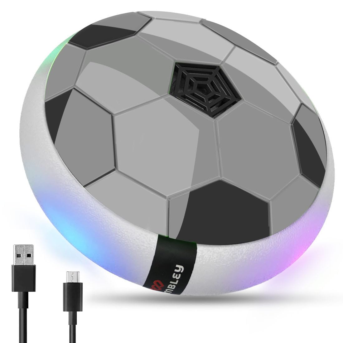 Rechargeable Hover Football Indoor Game for Kids Toys for Boys Birthday Gift | Electric Air Football Floating Hover Ball Soccer Electronic Toys for...