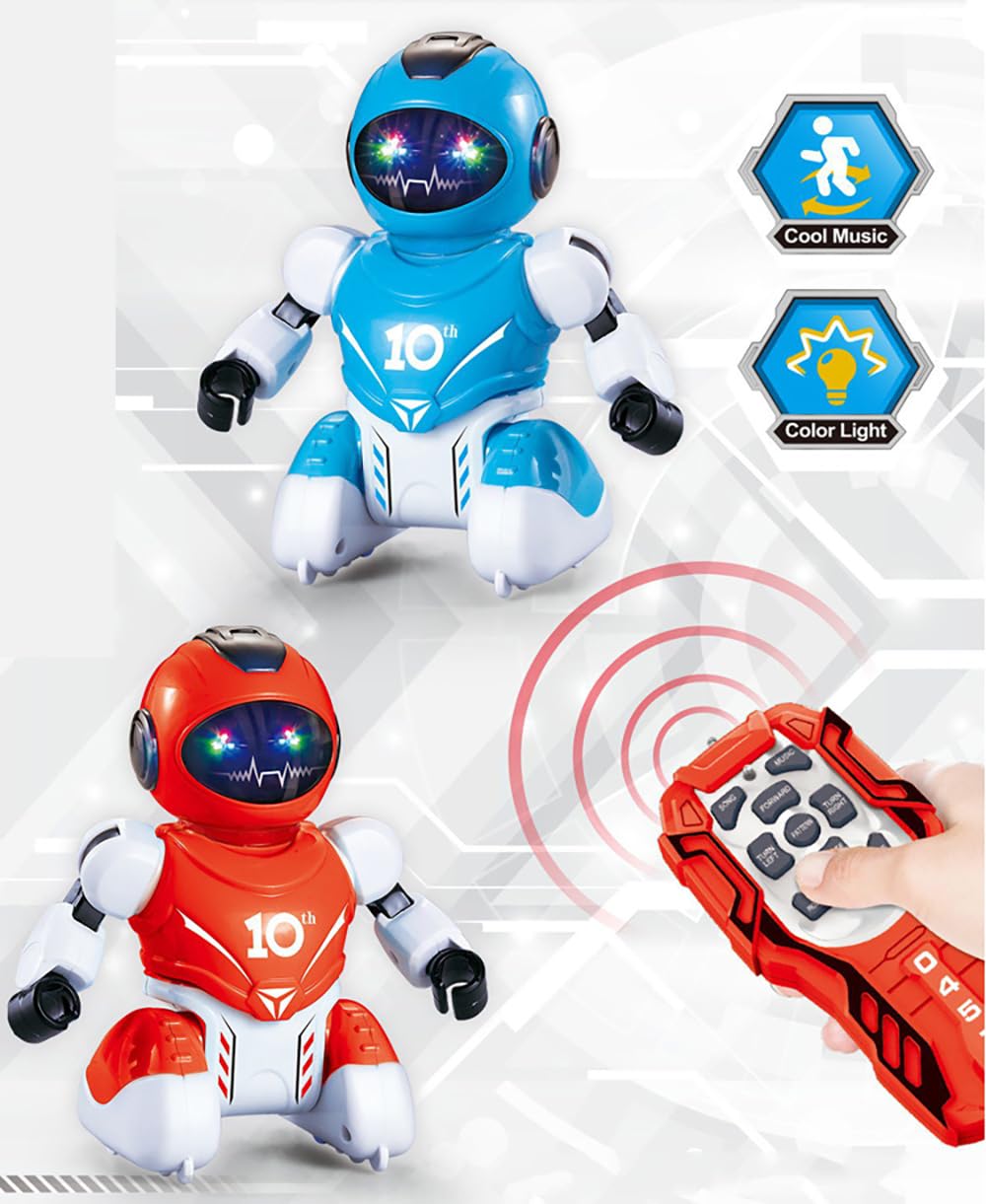 Soccer Robot Soccer Playing Programmable Dancing &amp; Walking Robot for Kids with Lights Style