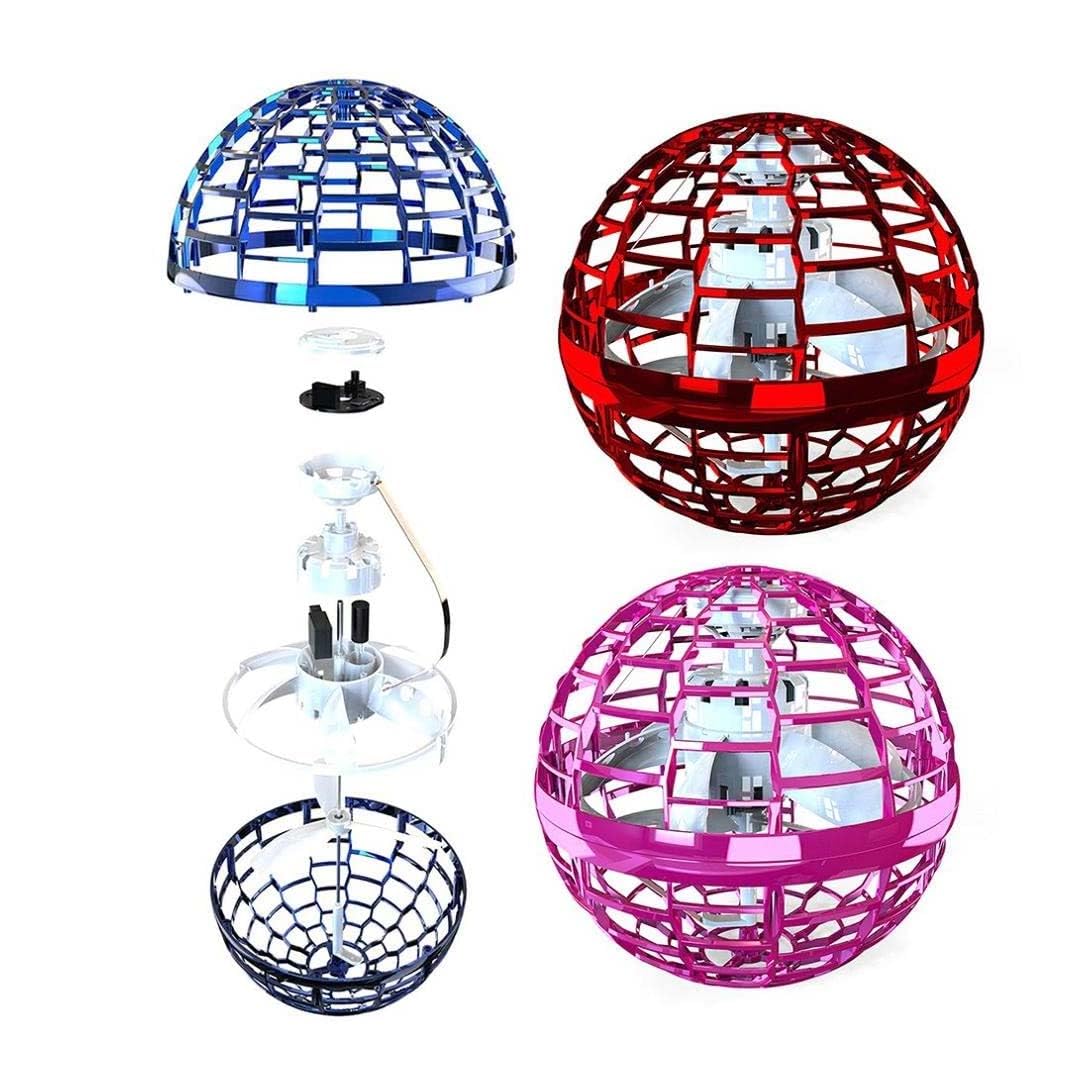 LED Flying Spinner Ball Toy for kids and adults