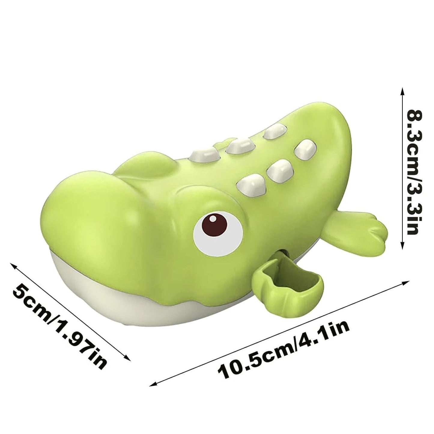 Windup Crocodile Bath Toy, Wind-up Swimming Alligator Bathtub Toy Alligator Tub Toy Water Toy Bathtub Crocodile Floating Toy Crocodile Water Toy Pc 4