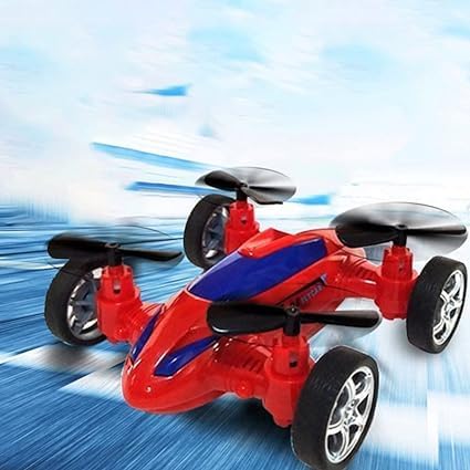 Flying Toy Car, Toy Car for Kids with 360 Rotation, Wing Opening, Sound and Light Toys for KidsBoys – Plastic 1 Pc Multicolor