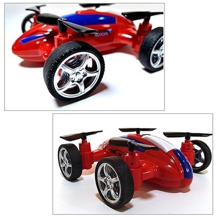 Flying Toy Car, Toy Car for Kids with 360 Rotation, Wing Opening, Sound and Light Toys for KidsBoys – Plastic 1 Pc Multicolor