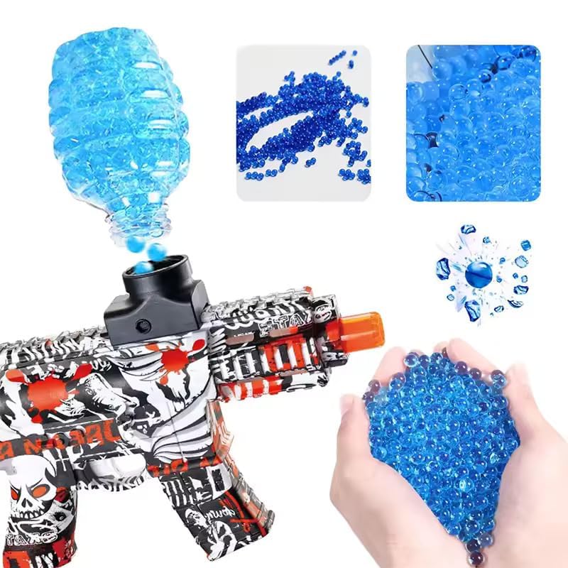 Hub Shooting Elite Gun with Glass Play for Kids with 1 Shooting Toy Gun, Foam Based Soft Balls and Shoot to The Any Place and Crush The Soft Balls