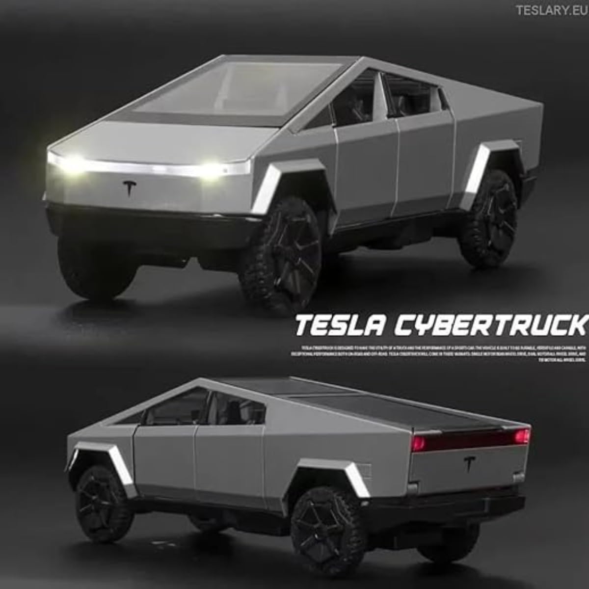 Tesla Cyber Truck Model Car Exclusive Alloy Metal Pull Back Die-cast Car Diecast Metal Toy car